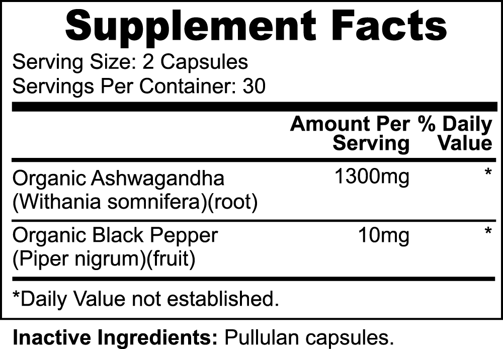 Ashwagandha - REDUCE & CALM STRESS HORMONES